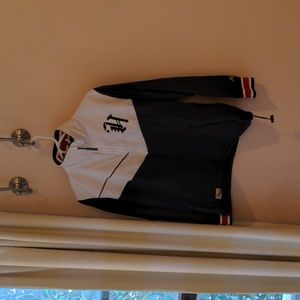 Rare Tracksmith Hare AC Boathouse jacket!  Women's medium, navy color